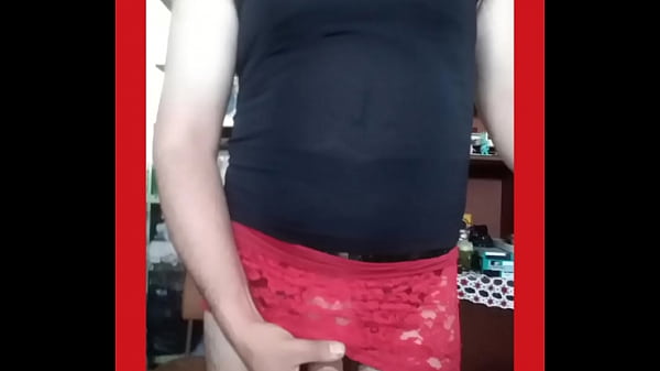 TS Jessy Gets her feet worshipped and cums a load on bubble butt boy Today